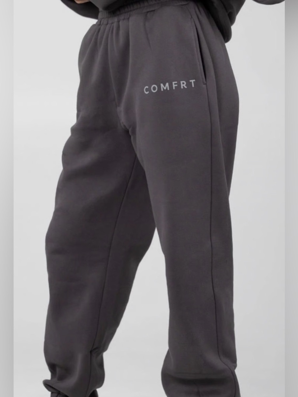 COMFRT Men's Dark Charcoal Jogger Sweatpants